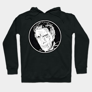 DRACULA (1958) (Circle Black and White) Hoodie